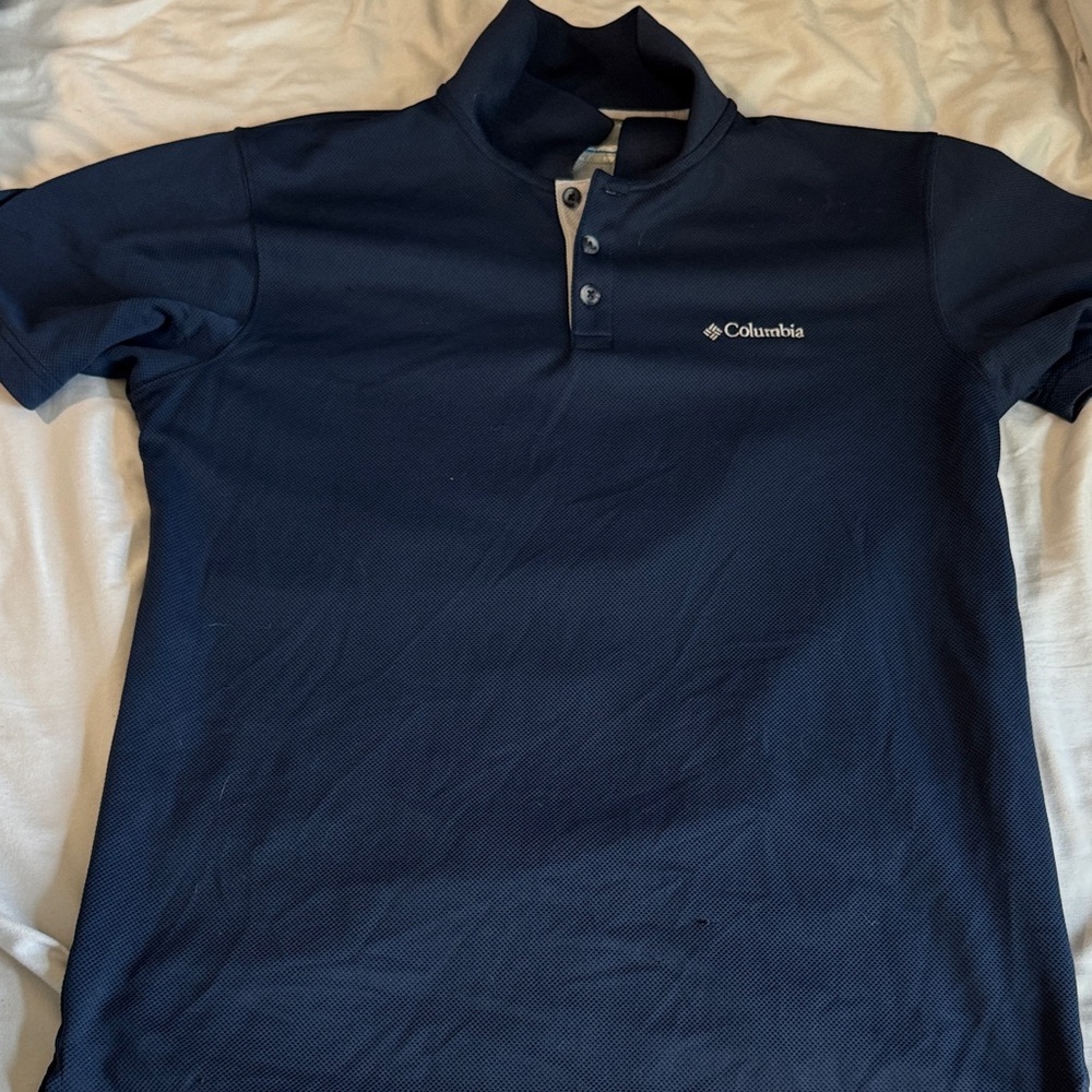 Columbia Men's Dark Blue Polo Shirt